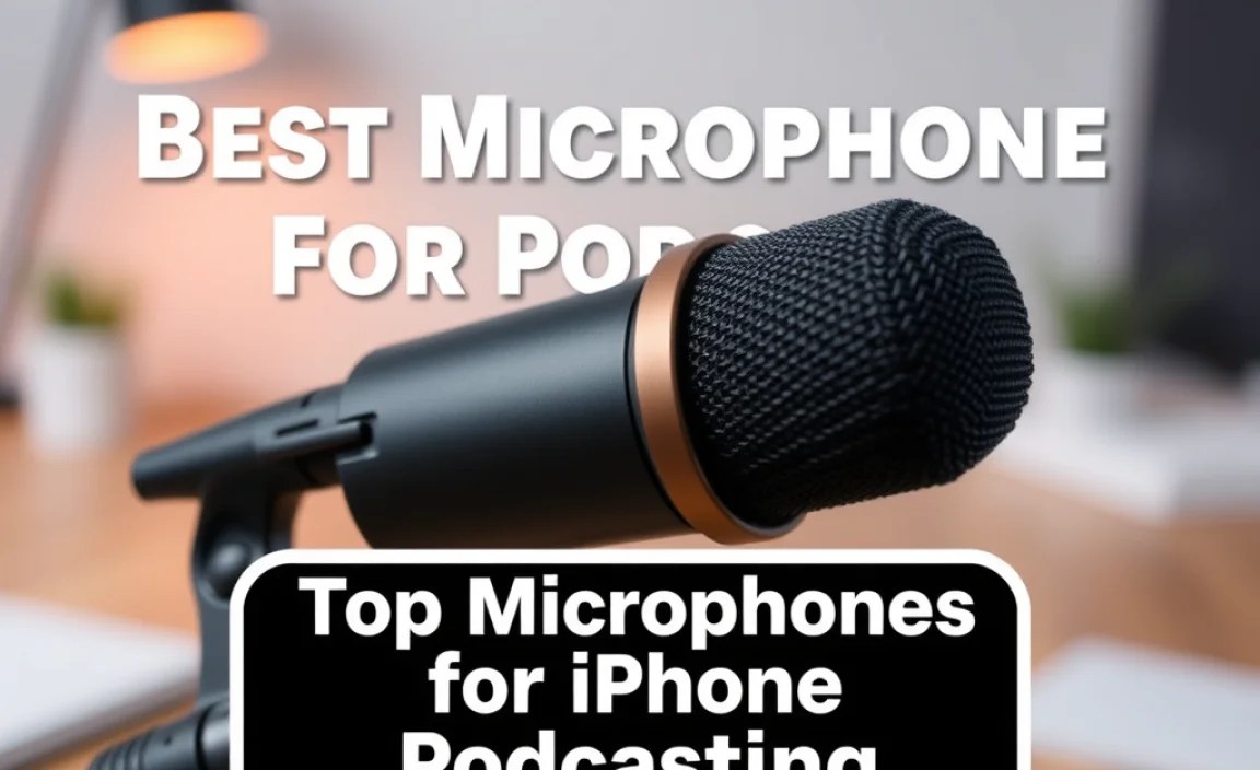 Top Microphones for iPhone Podcasting