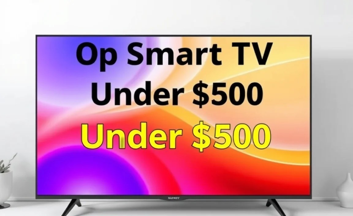 Top Picks for Smart TVs Under $500