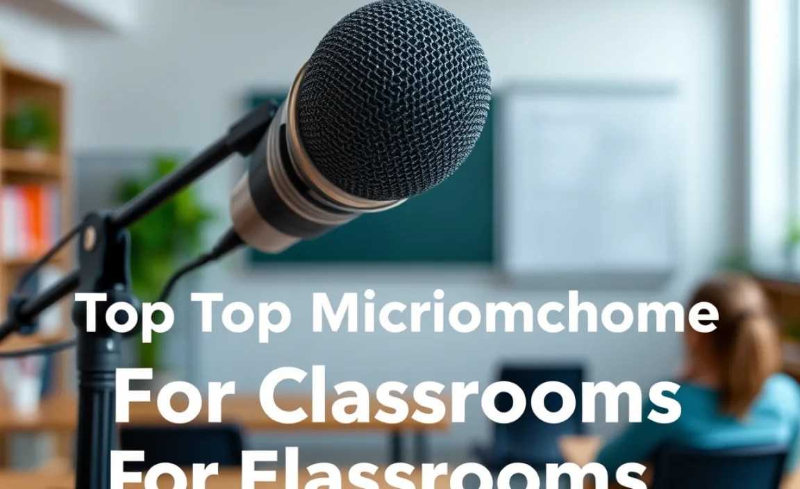 Top Studio Microphone For Classrooms: Enhance Learning!