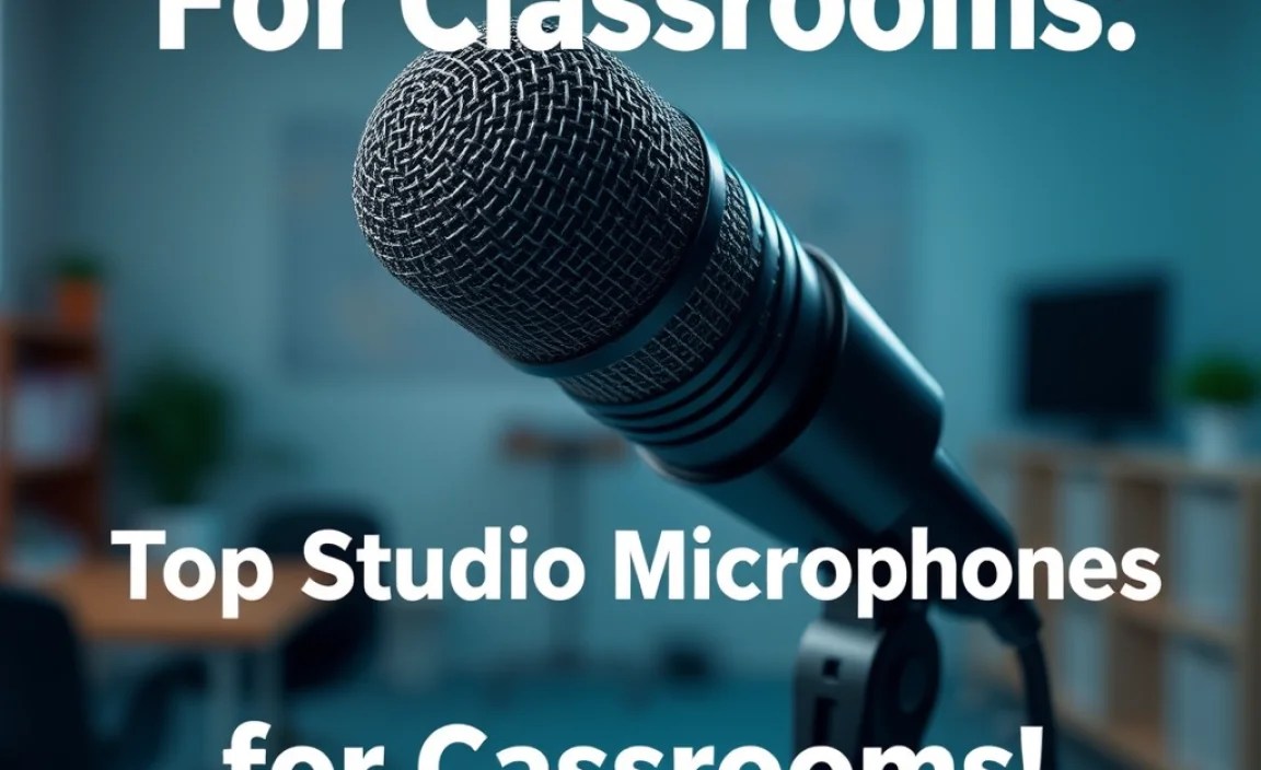 Top Studio Microphones for Classrooms in 2023