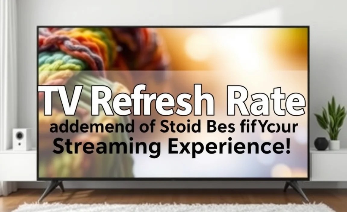Tv Refresh Rate Explained: Boost Your Streaming Experience!