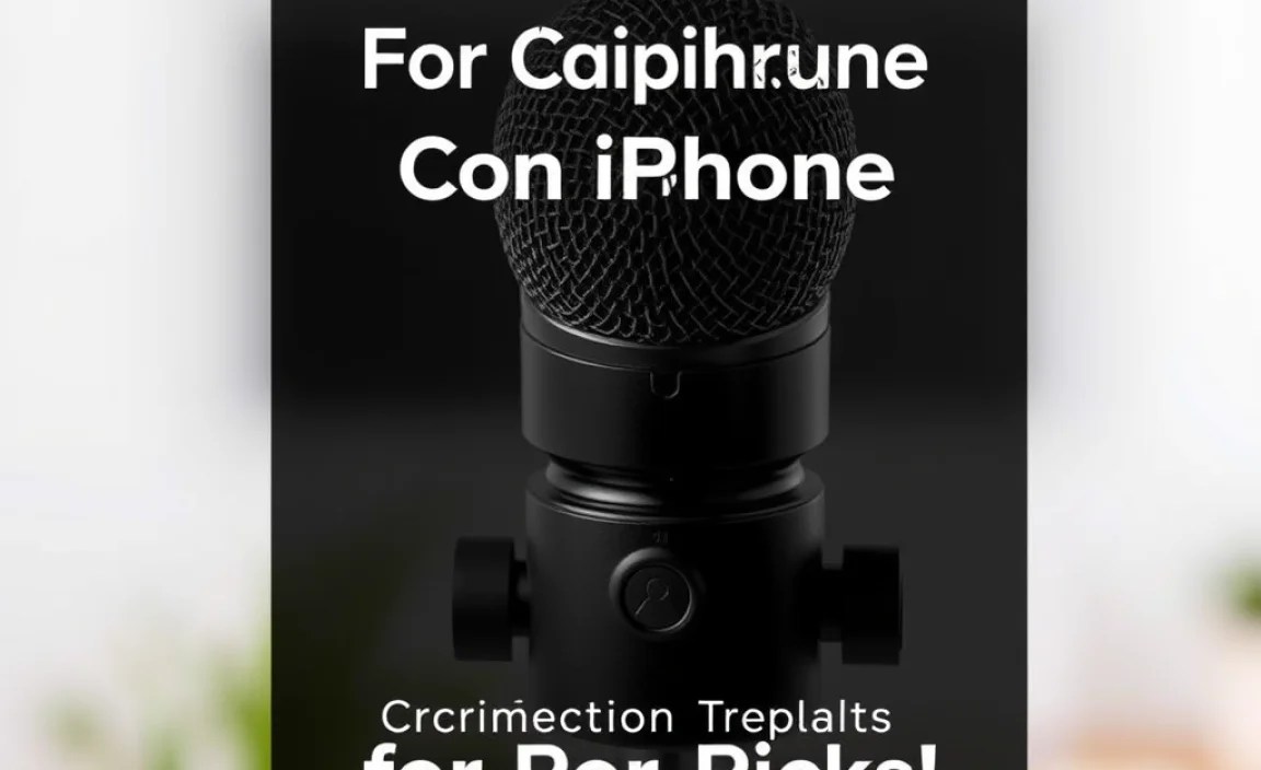 Types of Microphones Suitable for iPhone