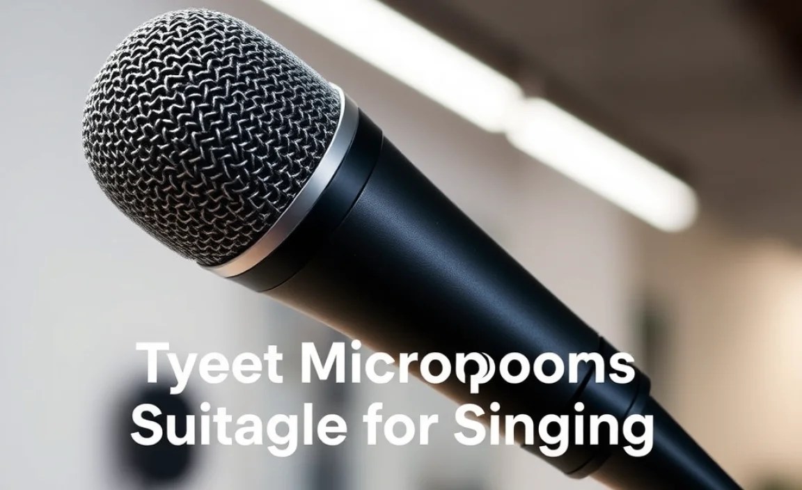 Types of Microphones Suitable for Singing