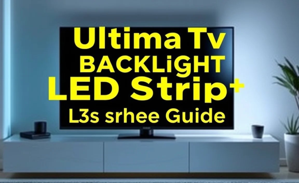Ultimate Tv Backlight Led Strip Guide: Setup Made Easy!