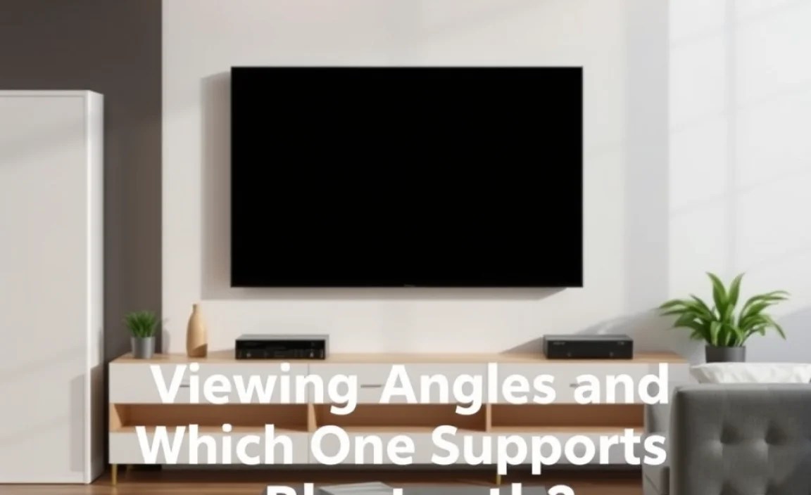 Viewing Angles and Contrast Ratios