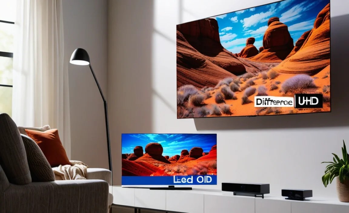 Difference Between LED and OLED UHD: Proven Esssentials