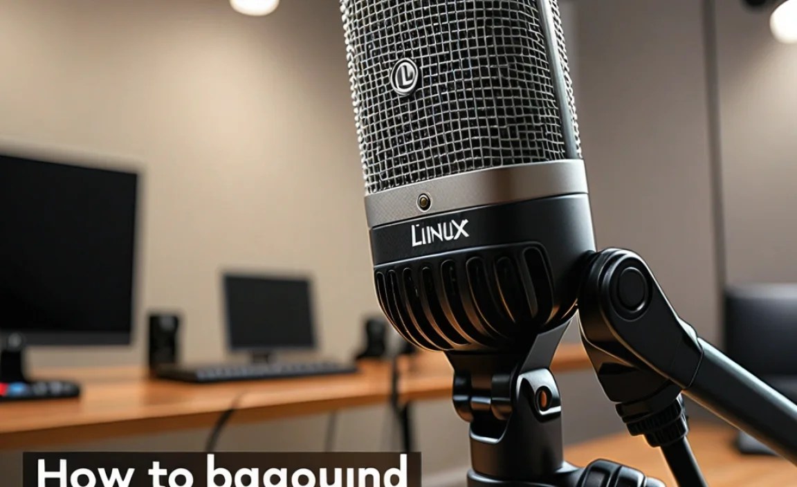 How To Reduce Background Noise on Mic Linux?