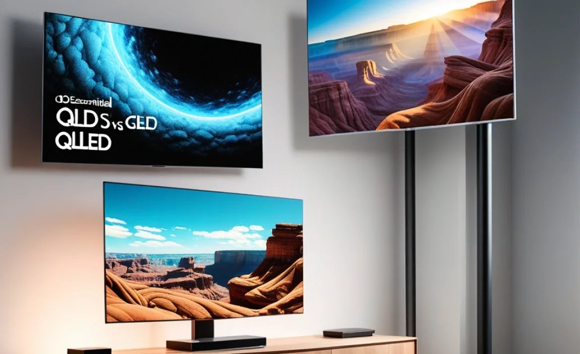 OLED vs QLED Comparison: Essential Wall Mount Guide