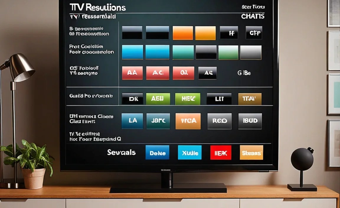 TV Resolution Comparison Chart Settings: Essential Guide