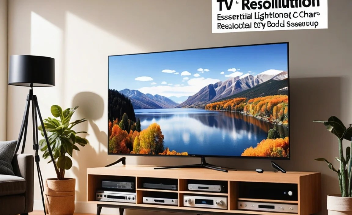 Tv Resolution Comparison Chart Setup: Essential Guide