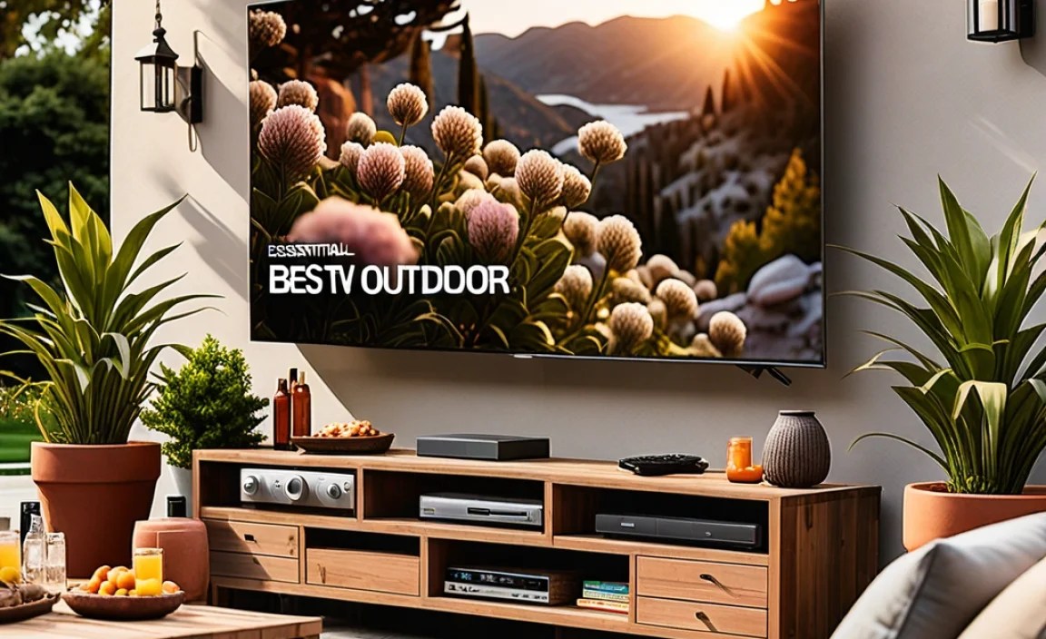 Types of Outdoor TVs