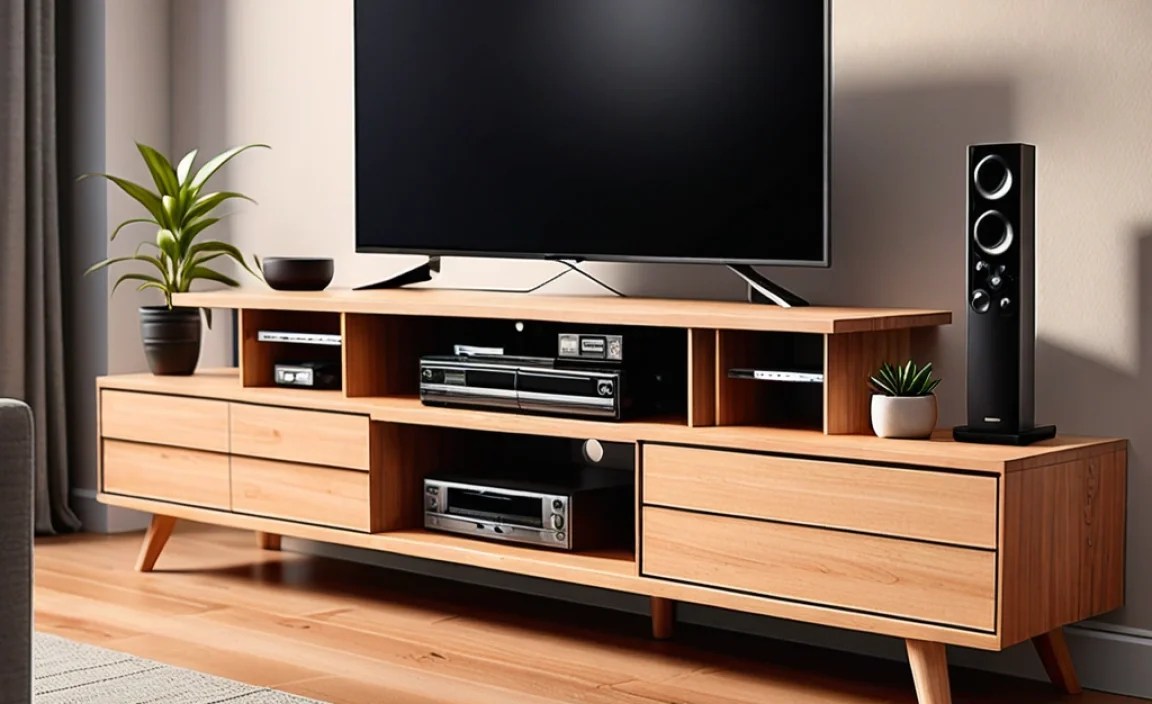 Types of TV Stand Cable Management Features