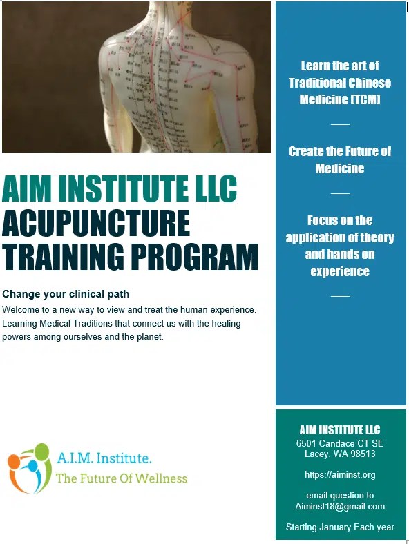 Acupuncture Training Program Acupuncture & Integrative Medicine Institute