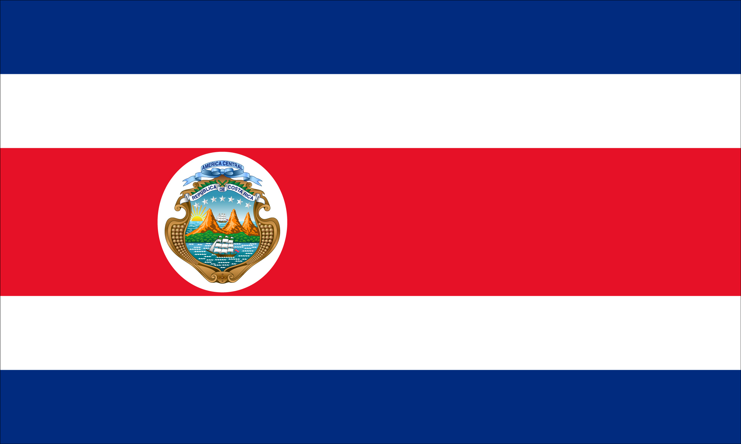 Republica De Costa Rica Mapa