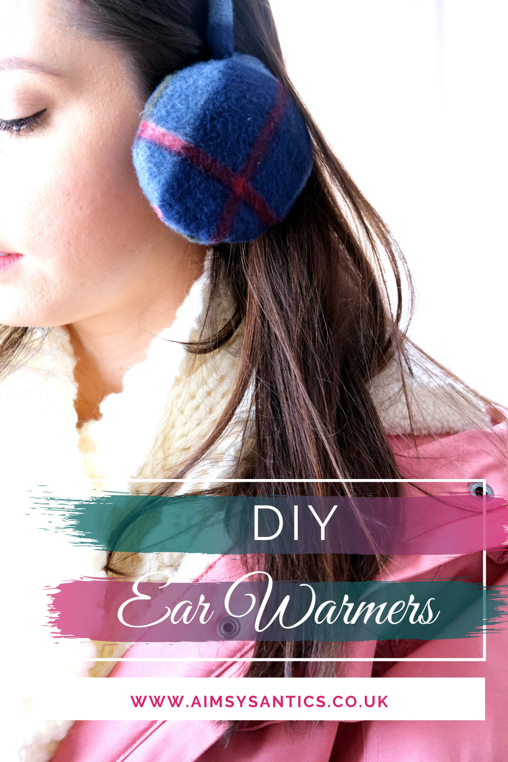 DIY EarWarmers Easy Sew Headband & Earmuffs Aimsy's Antics