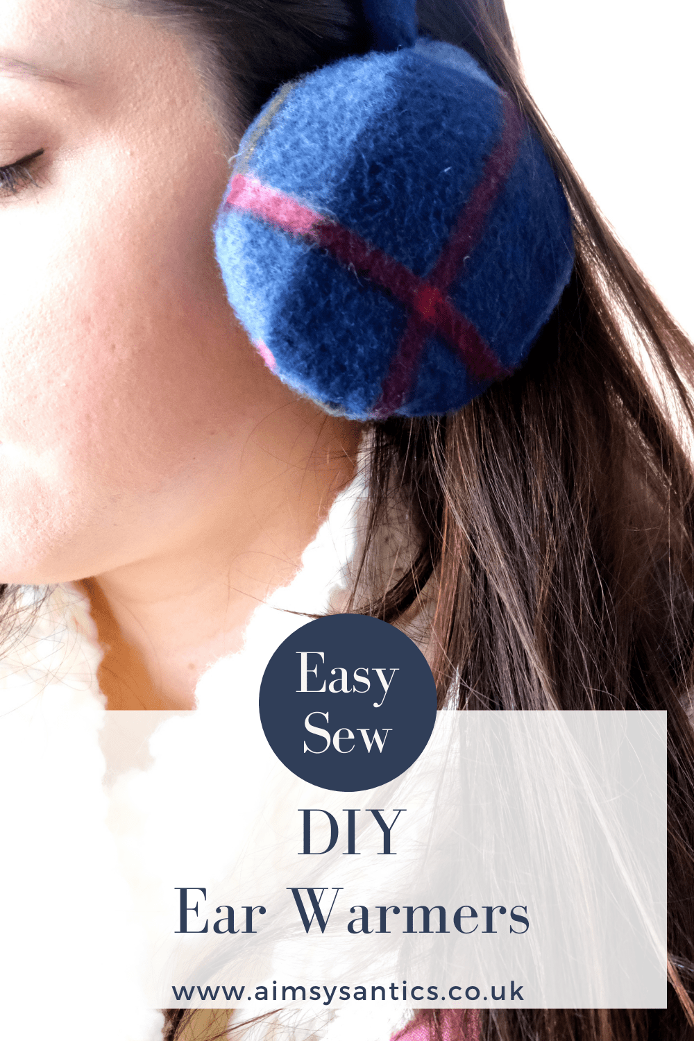DIY EarWarmers Easy Sew Headband & Earmuffs Aimsy's Antics