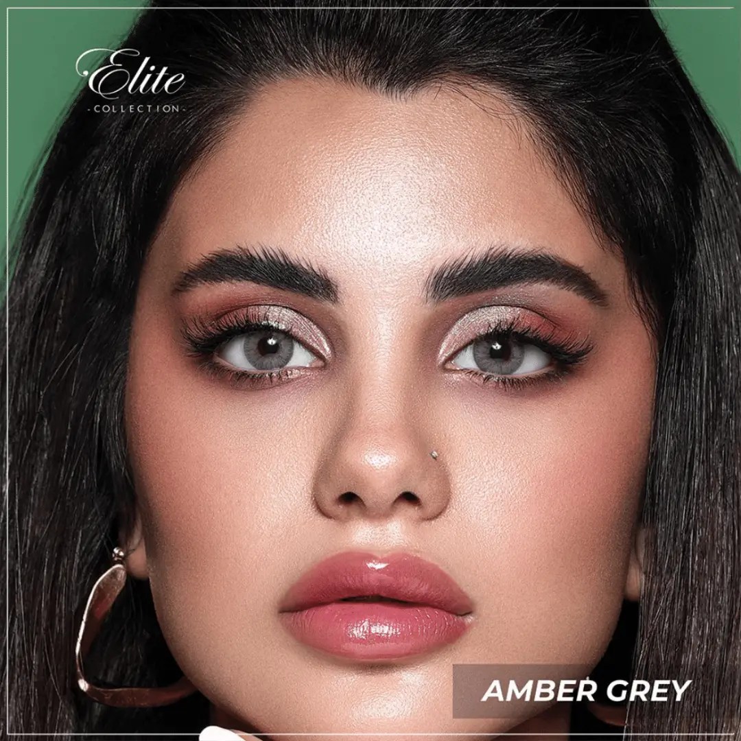 Amber Grey Bella Lenses