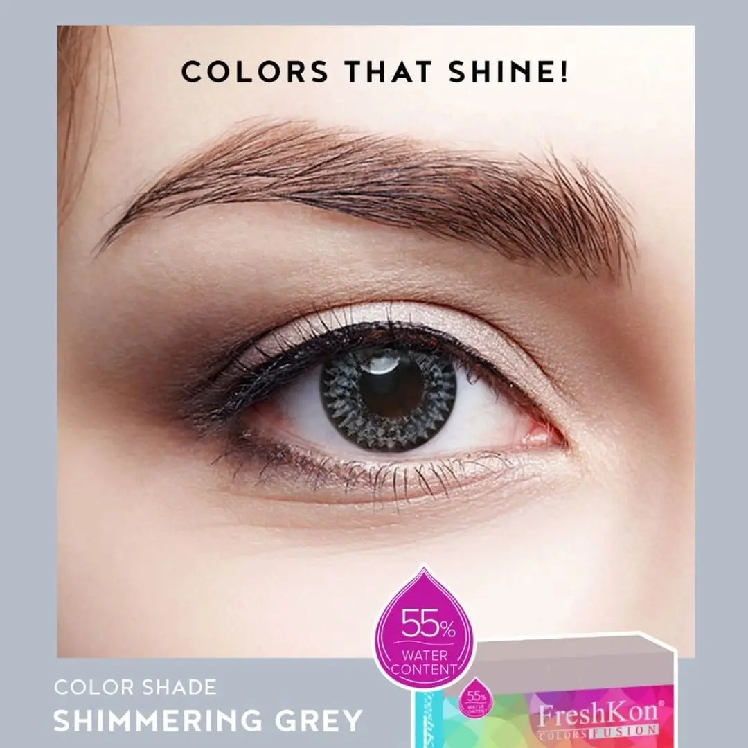 Shimmering Grey Lenses Freshkon Ainak Store