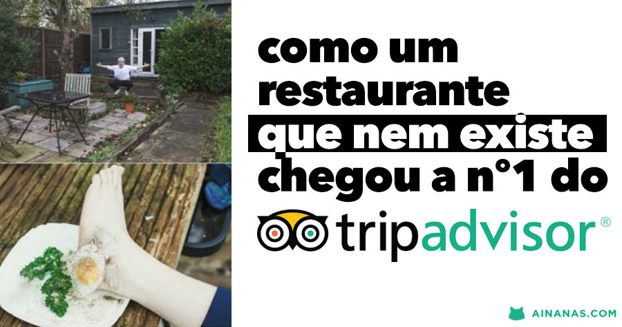 Como um restaurante QUE NÃO EXISTE chegou a nº1 do TripAdvisor