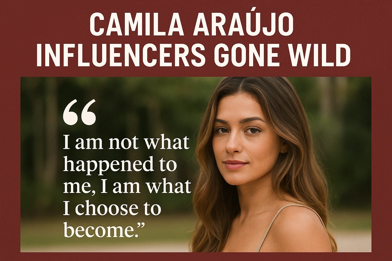 Camila Araujo Influencers Gone Wild The Truth Behind the Buzz