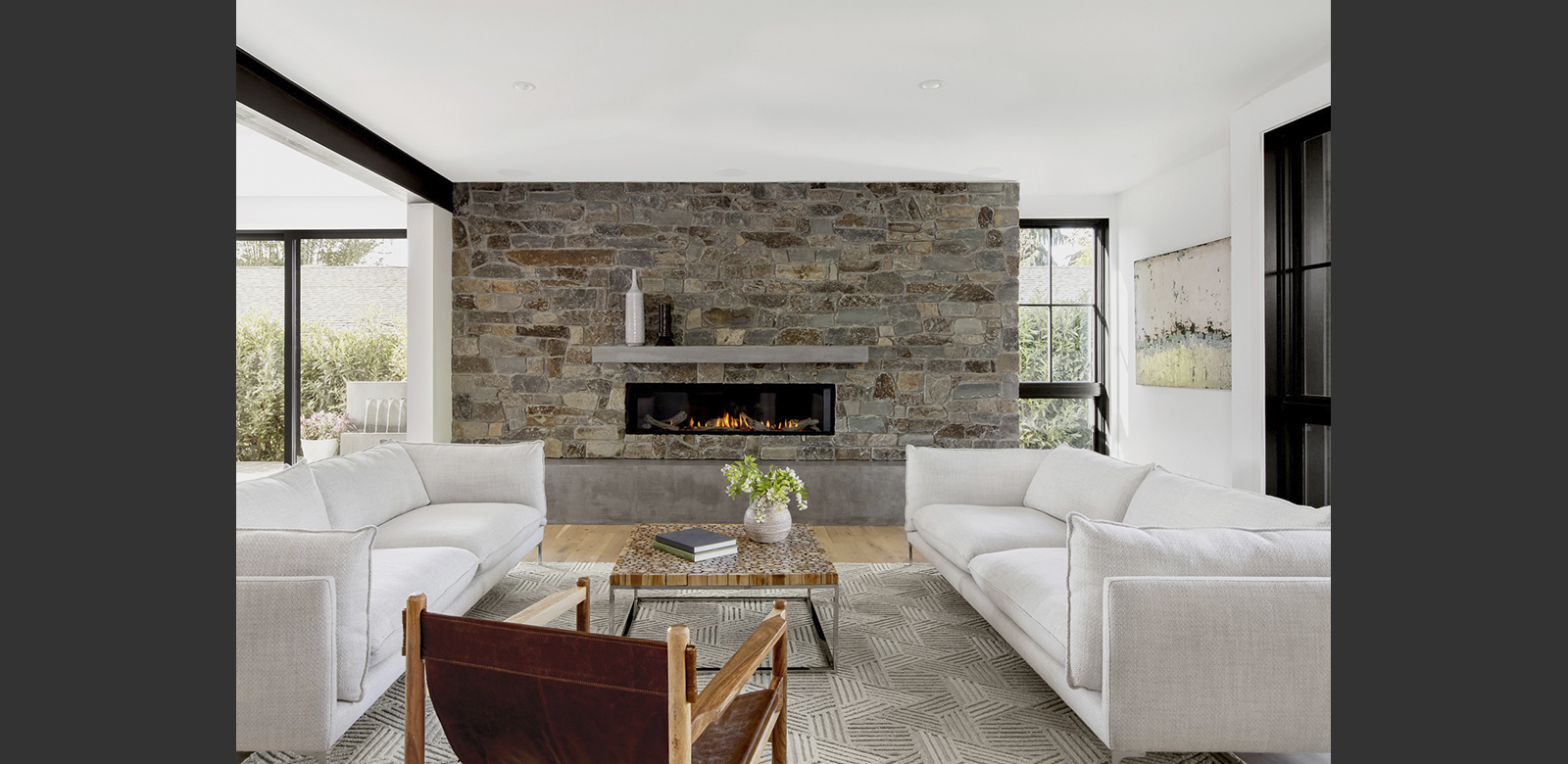 Contemporary Farm House AinslieDavis Construction