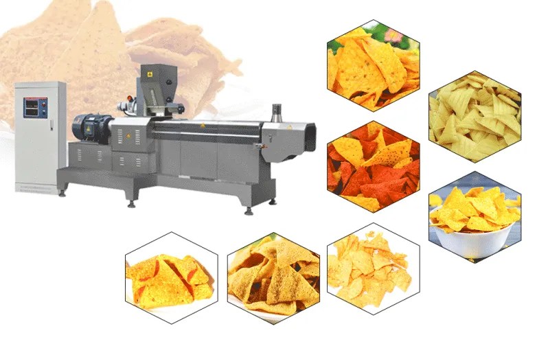 Corn Chips Machine