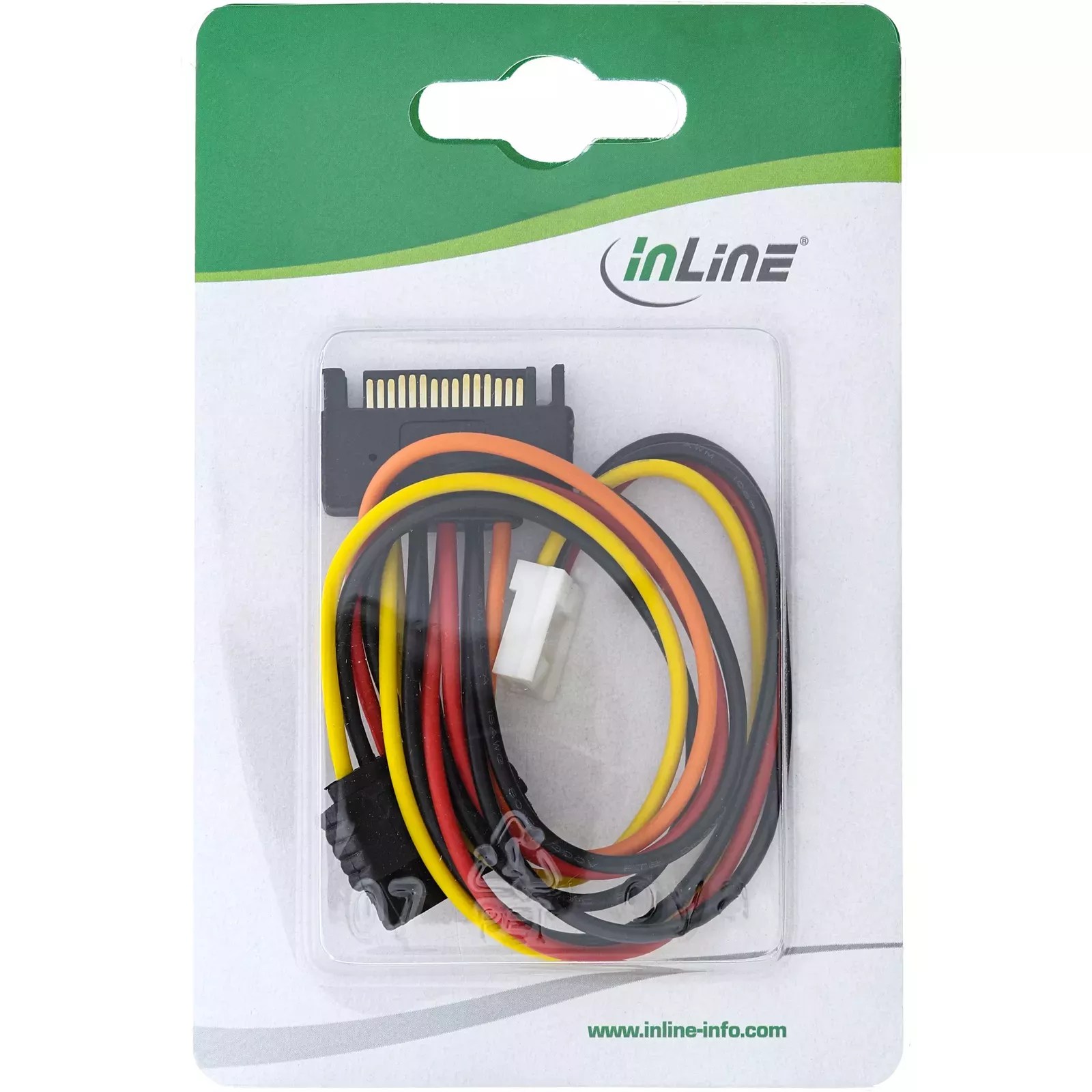 InLine SATA Power Adapter Cable 29691 PC Internal Cables AiO.lv