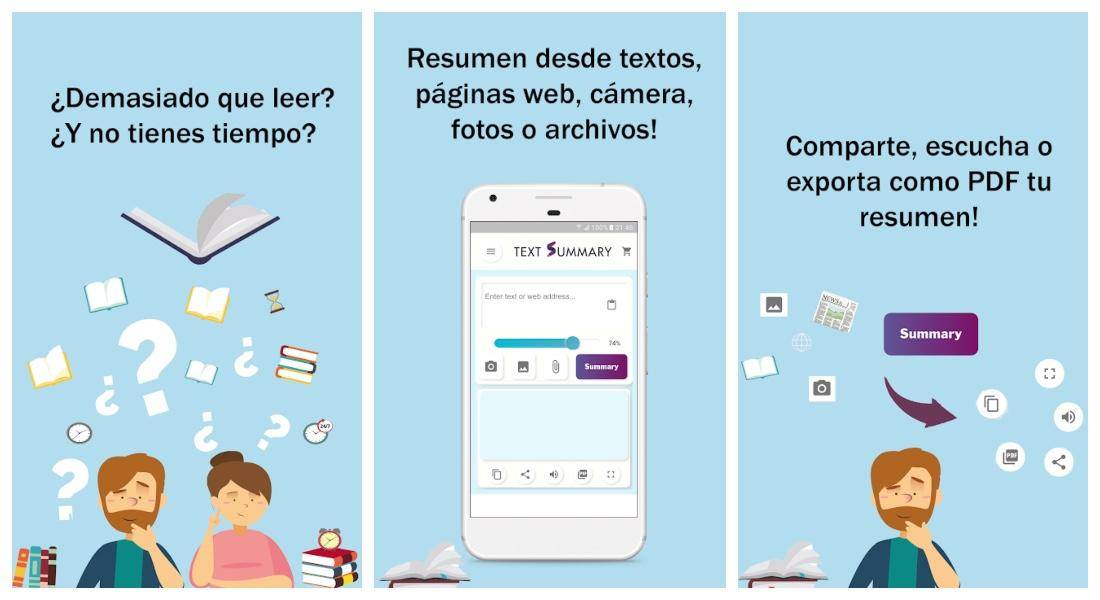 Apps to summarize, synthesize and read texts faster Aio Mobile Stuff