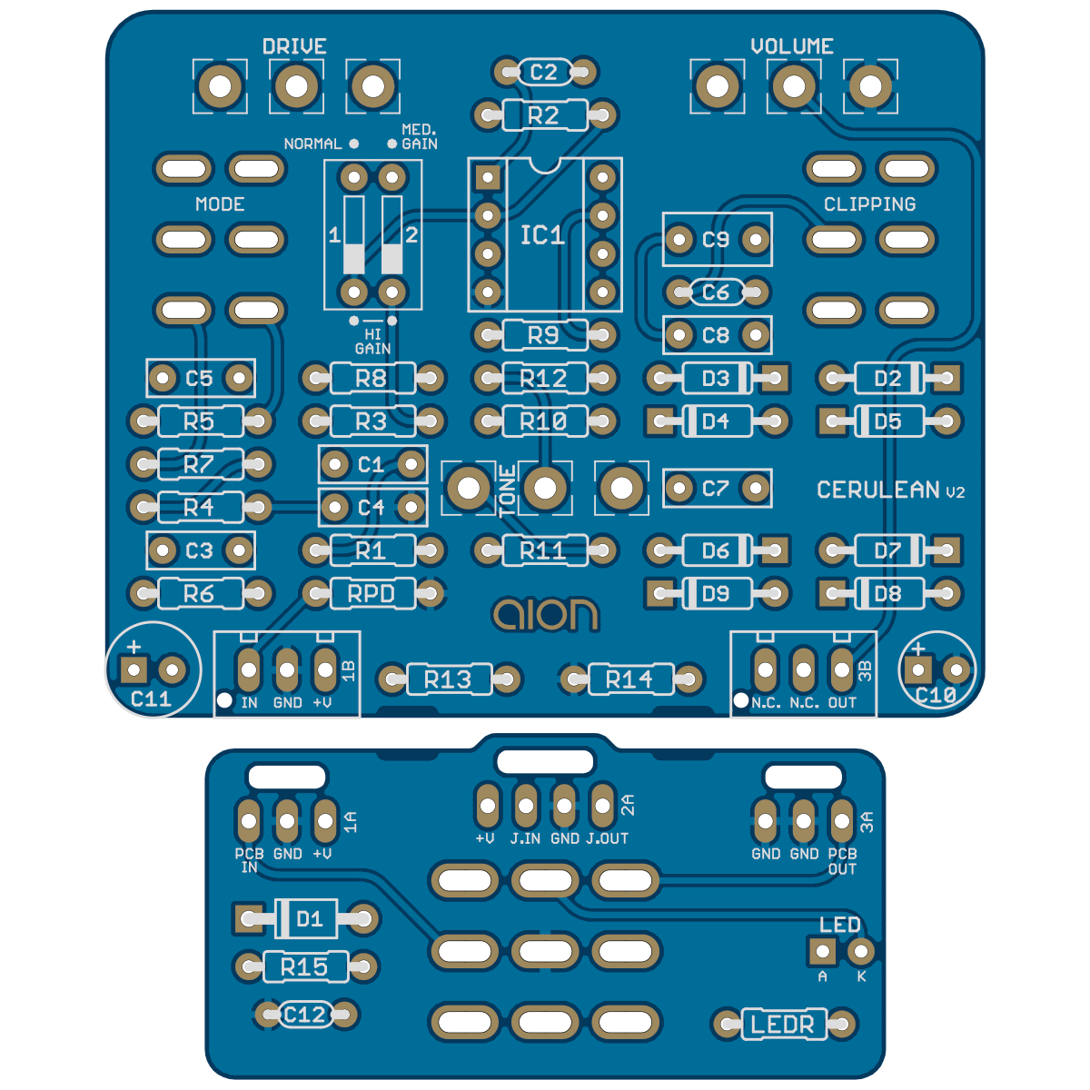 Cerulean Amp Overdrive / Marshall Bluesbreaker Aion FX