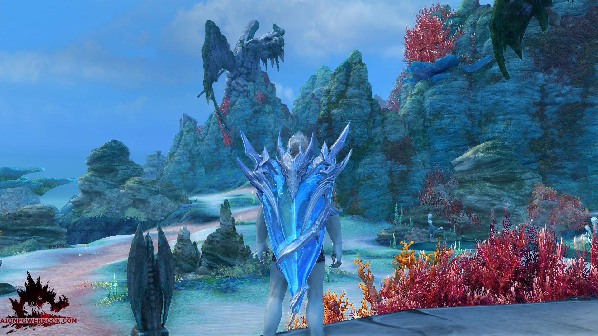 Water Dragon King's Shimmering Shield Aion PowerBook