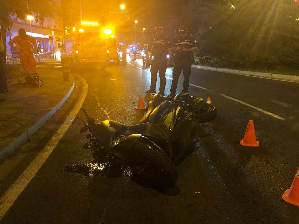 Fallece un hombre de 32 años en un accidente de moto en Sevilla