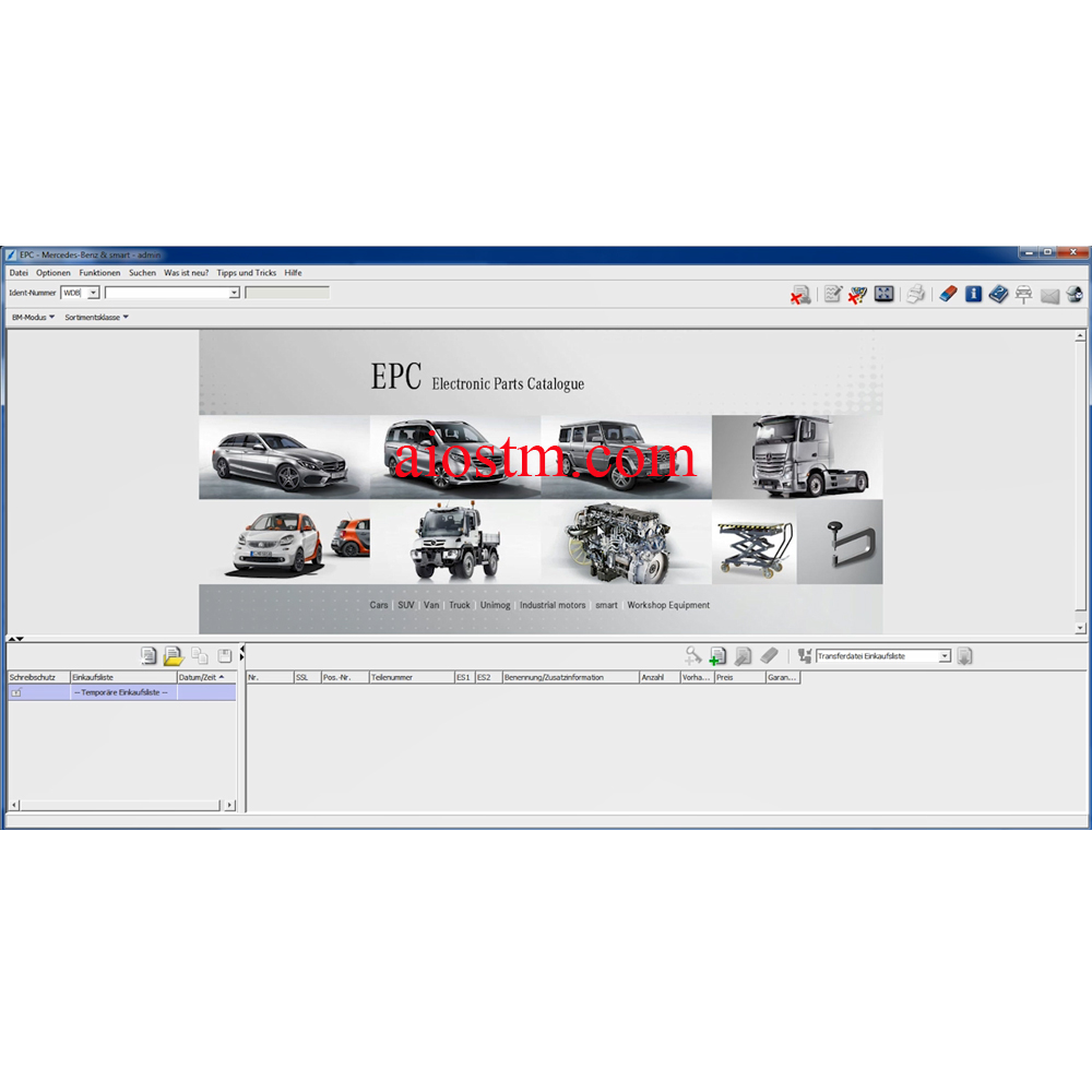 Mercedes-Benz EPC - Aiostm-All Data Repair Car Truck