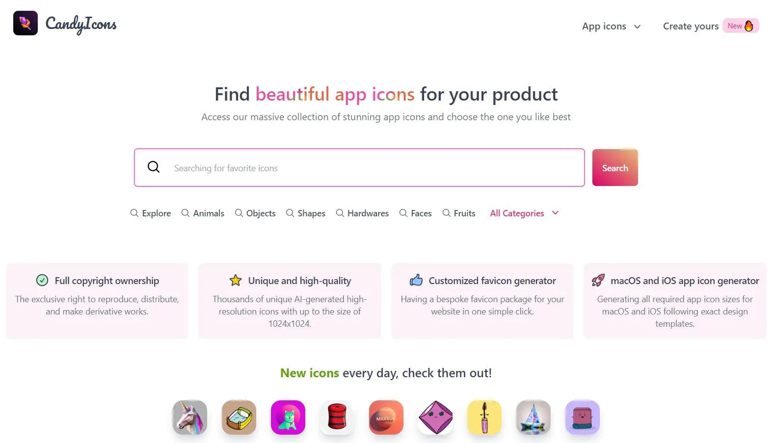 CandyIcons Features, pricing and alternatives
