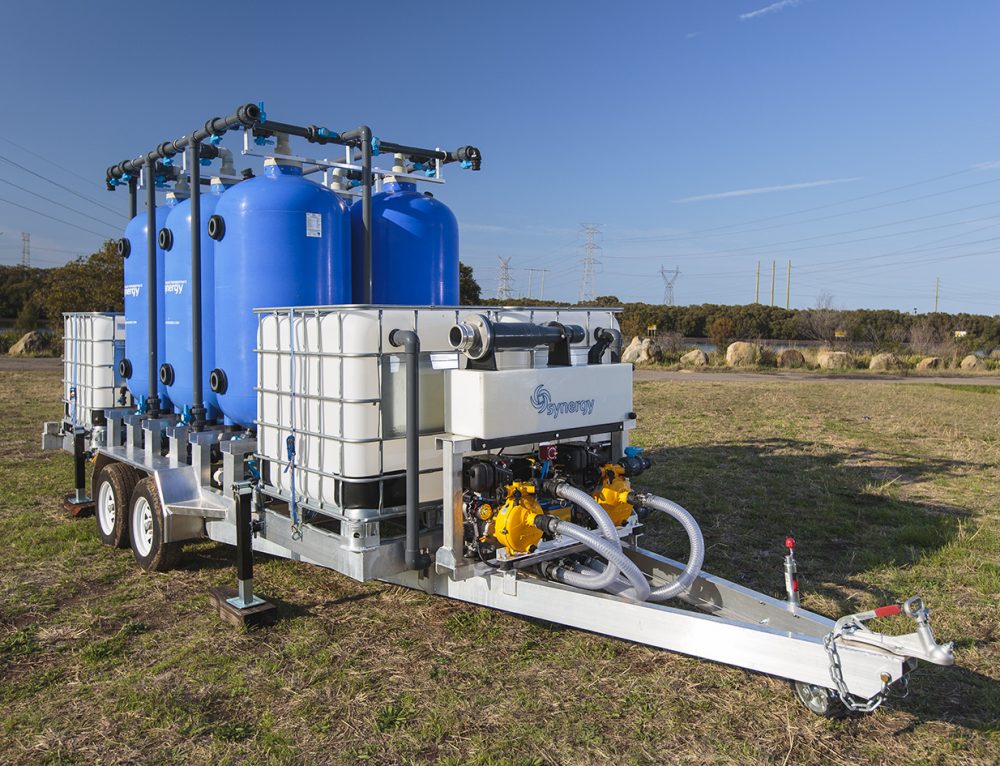 Prefabricated HDPE Spools Mobile Water Treatment Plant Australian