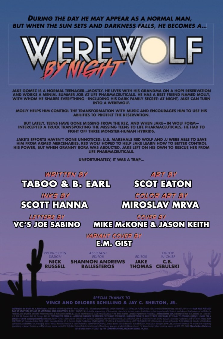 Werewolf By Night (2020-) #4 (of 4)