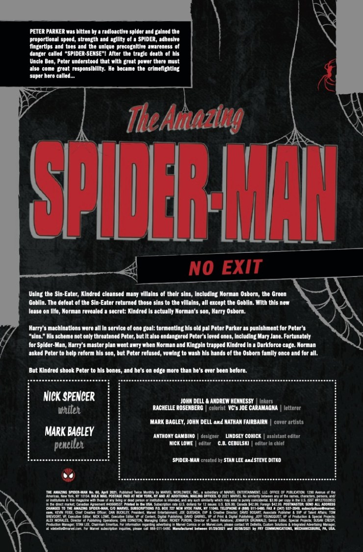 Marvel Preview: Amazing Spider-Man #60