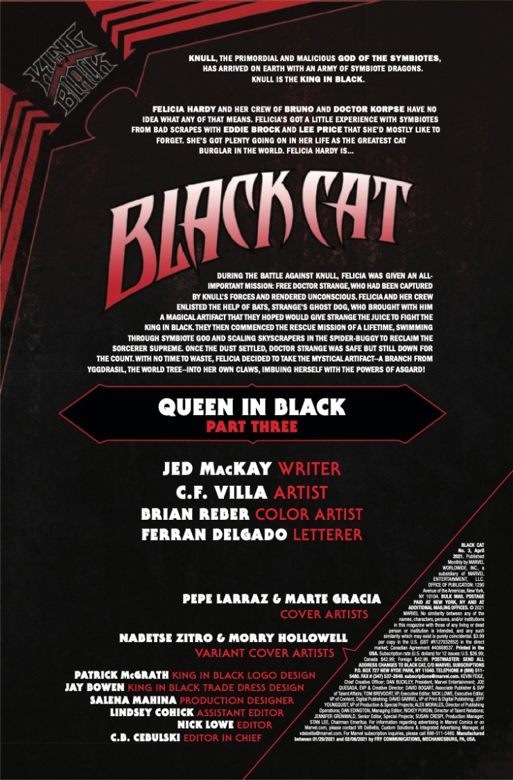Marvel Preview: Black Cat #3