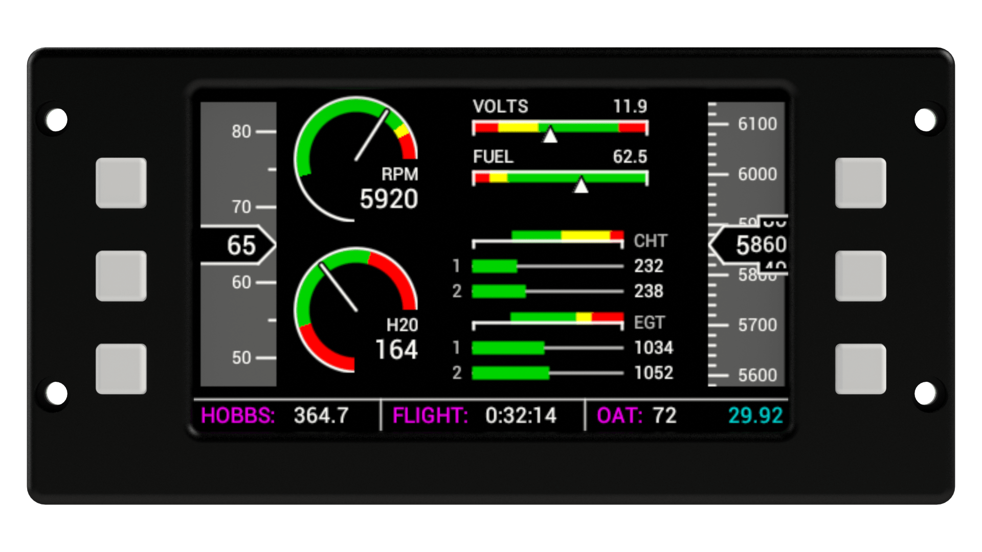2 Cylinder Engine Monitor – Air-Tech Inc. | Quicksilver Ultralight Aircraft