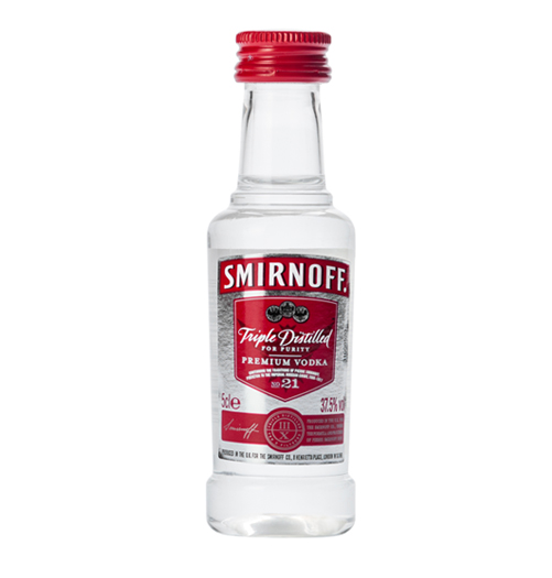 Smirnoff premium, england. 5 cl, 37.5 vol, vodka