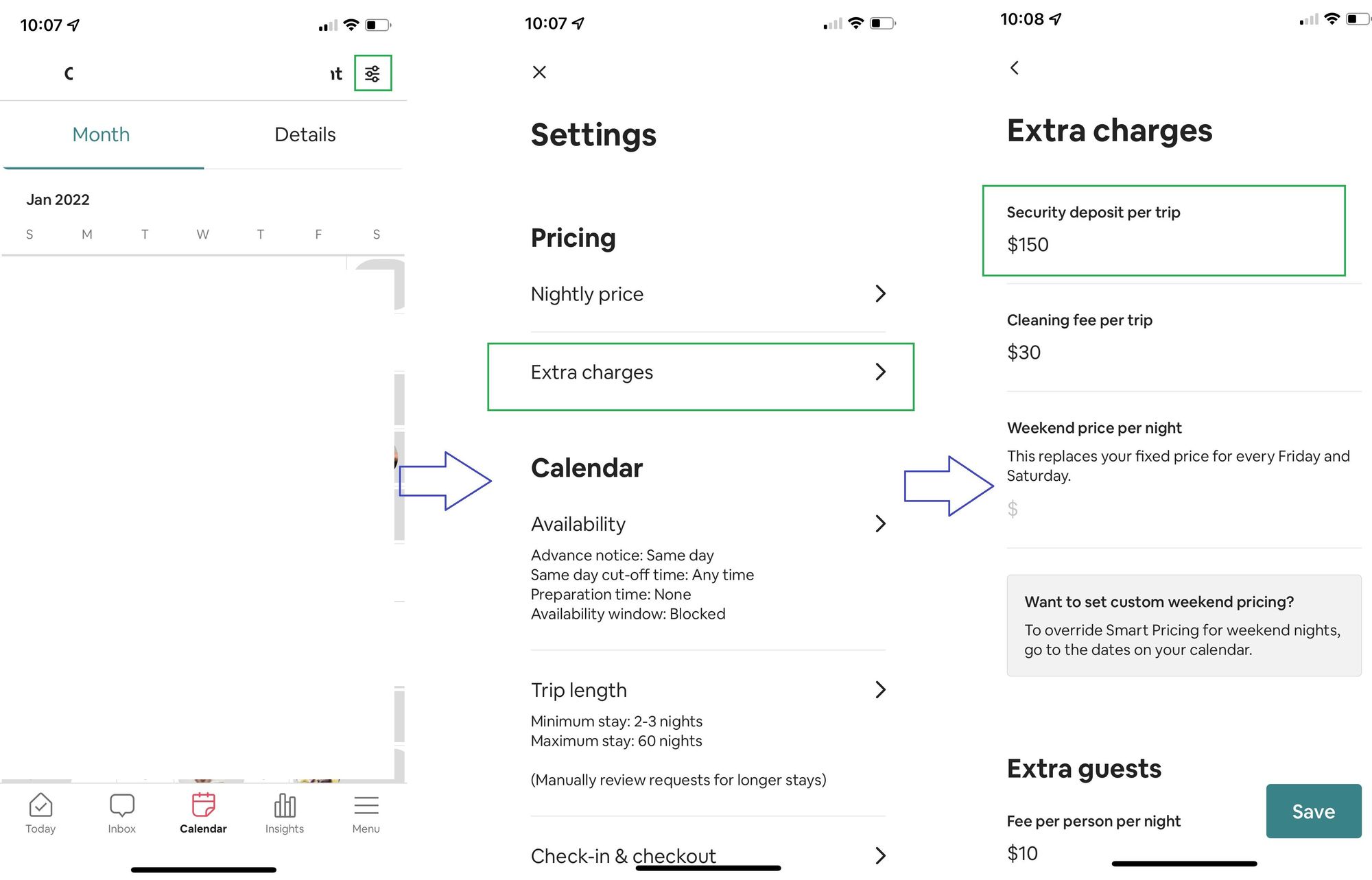 How to add or change a security deposit to your listing?