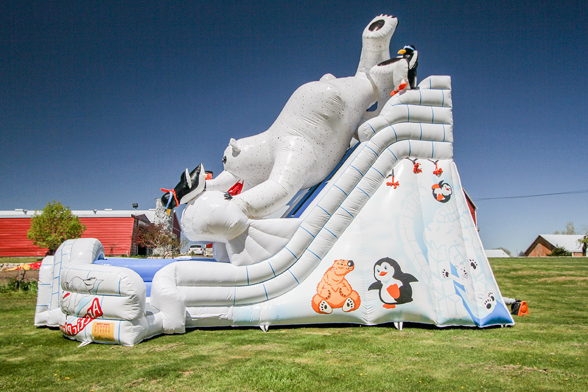 Polar Bear Slide Air Bounce Inflatables & Party Rentals in Hamilton
