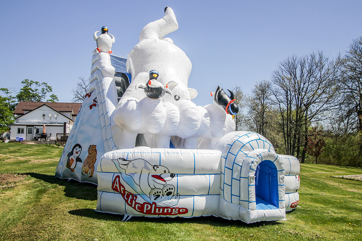Polar Bear Slide Air Bounce Inflatables & Party Rentals in Hamilton