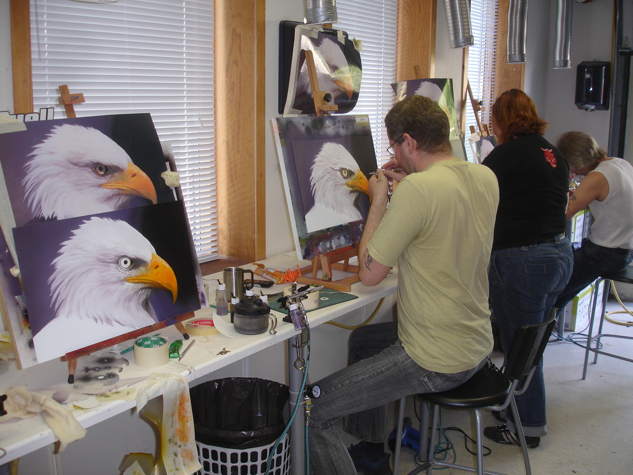 Airbrush Classes Three Day Wildlife Painting