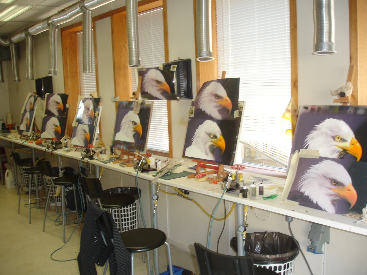 Airbrush Classes Three Day Wildlife Painting