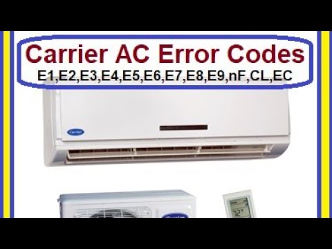 Carrier AC Error Code: Troubleshooting Guide | AirChill AC Maintenance