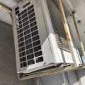 南区、引っ越し前のエアコン2台取り外し回収