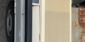 呉市マンション取り外し済み窓型エアコン回収