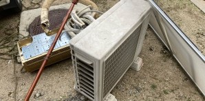 呉市アパート引っ越し後のエアコン回収