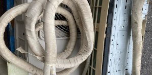 廿日市市マンションリフォーム前のエアコン処分