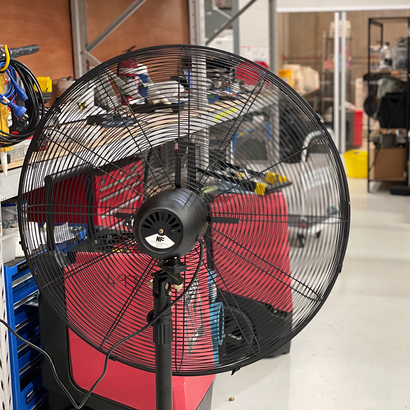 750mm Pedestal Fan Hire Agile Air Con Hire